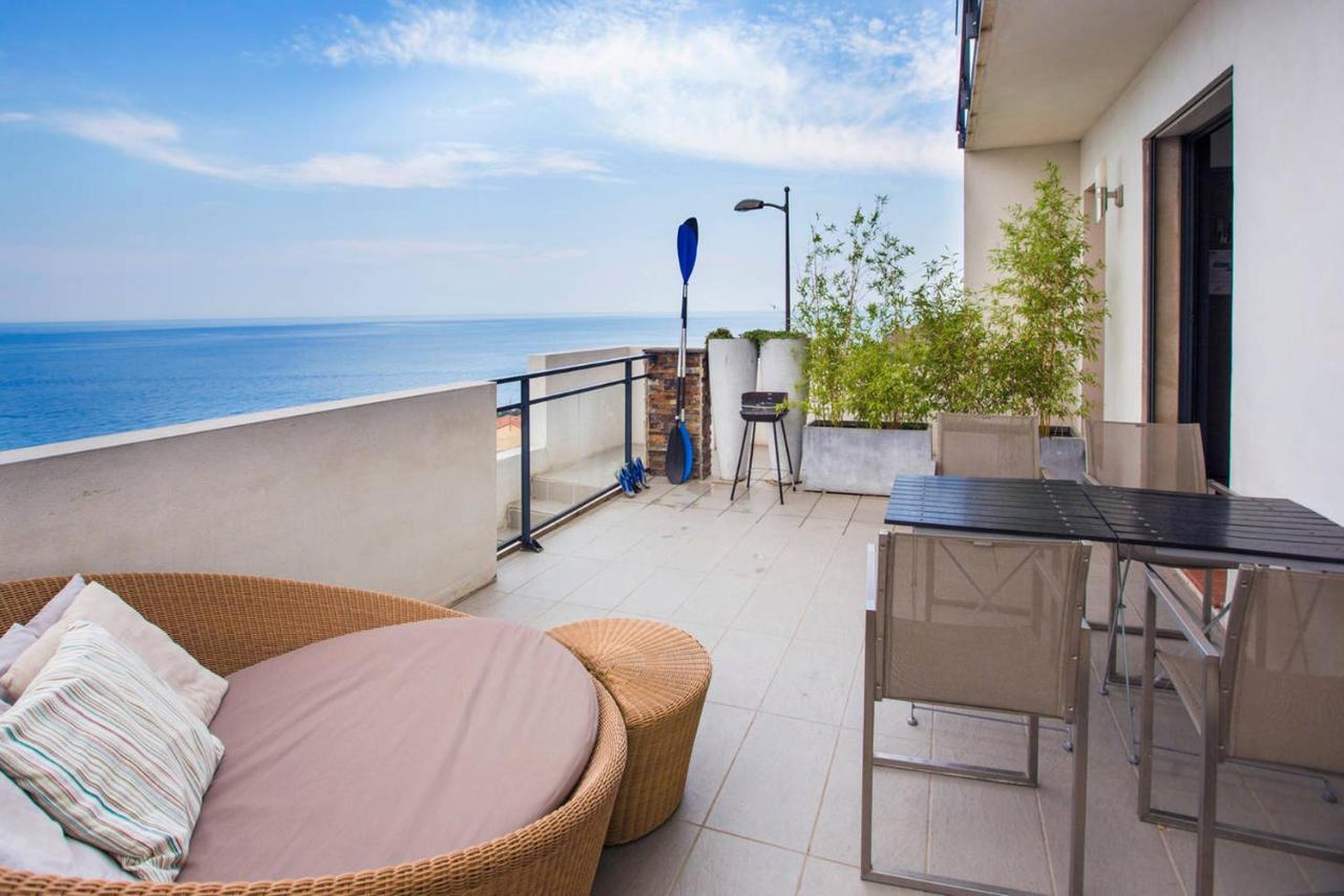 appartement vue mer el farniente Cerbère Exterior foto